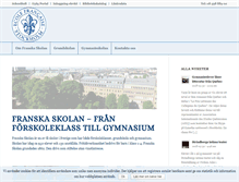 Tablet Screenshot of franskaskolan.se